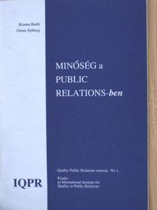 Göran Sjöberg - Minőség a Public Relations-ben [antikvár]