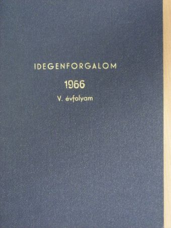 Avar Ferenc - Idegenforgalom 1966. január-december [antikvár]
