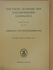 Struktur und Mitgliederbestand Stand vom 31. März 1977 [antikvár]