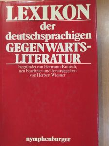 Hermann Kunisch - Lexikon der deutschsprachigen Gegenwartsliteratur [antikvár]