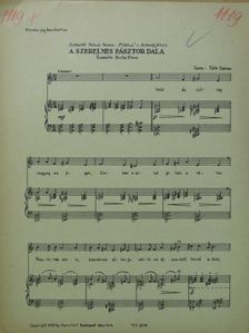 Tóth Dénes - A szerelmes pásztor dala [antikvár]