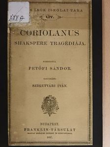 Shakspere - Coriolanus [antikvár]