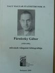 Párniczky Gábor műveinek válogatott bibliográfiája [antikvár]