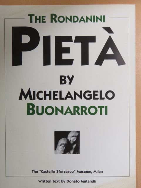 Donato Mutarelli - The Rondanini Pietá by Michelangelo Buonarroti [antikvár]