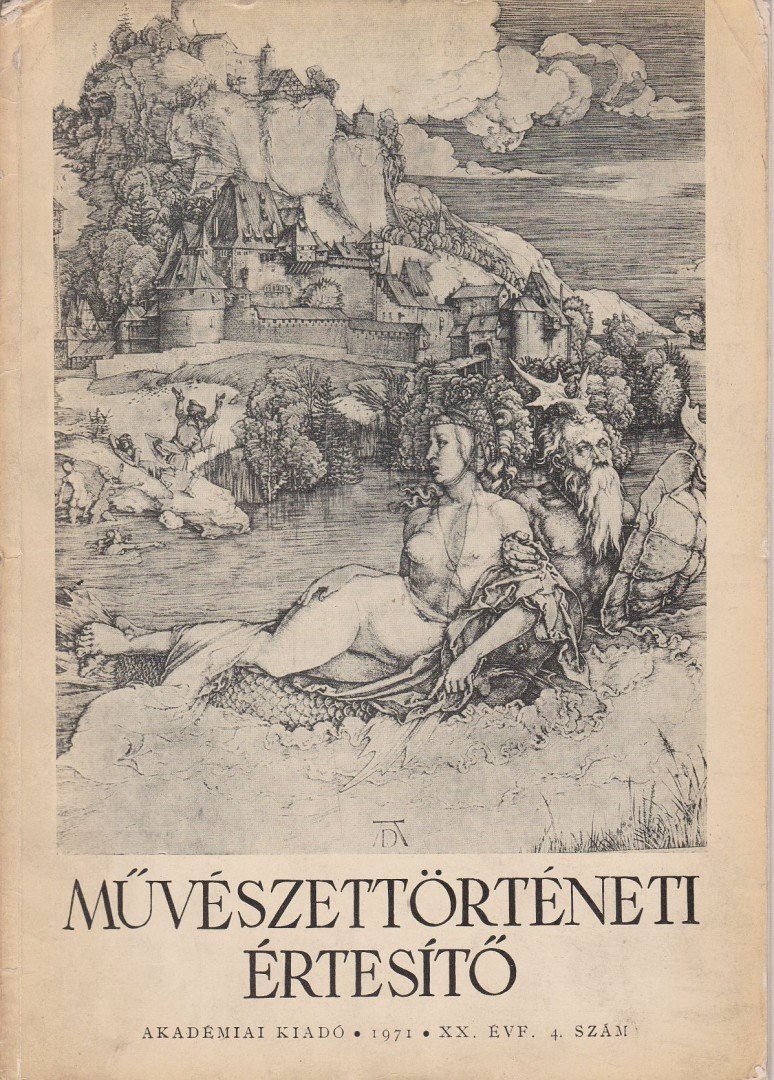 Pogány Ö. Gábor dr. - Művészettörténeti értesítő XX. évf. 4. szám [antikvár]