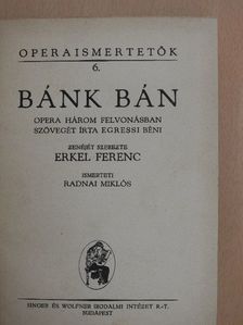 Ambroise Thomas - Bánk Bán/Hunyadi László/Farsangi lakodalom/Sába királynője/Falstaff/Bajazzók/Lakmé/Mignon [antikvár]