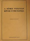 Markó István - A német nyelvtan rövid útmutatója [antikvár]