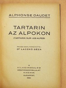 Alphonse Daudet - Tartarin az Alpokon [antikvár]