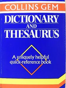 Collins Gem Dictionary and Thesaurus [antikvár]