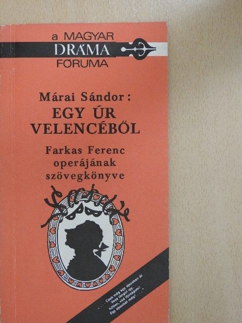 Márai Sándor - Egy úr Velencéből [antikvár]