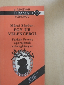 Márai Sándor - Egy úr Velencéből [antikvár]