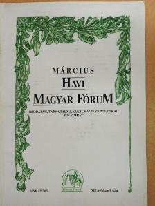 Bálint László - Havi Magyar Fórum 2005. március [antikvár]