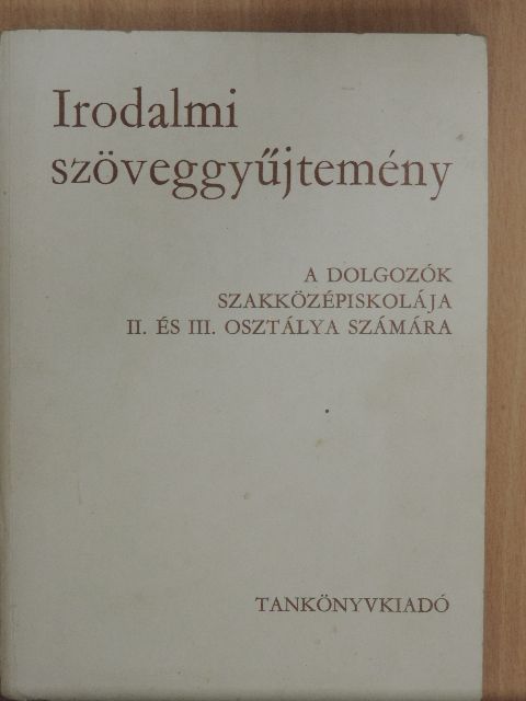 Ady Endre - Irodalmi szöveggyűjtemény [antikvár]