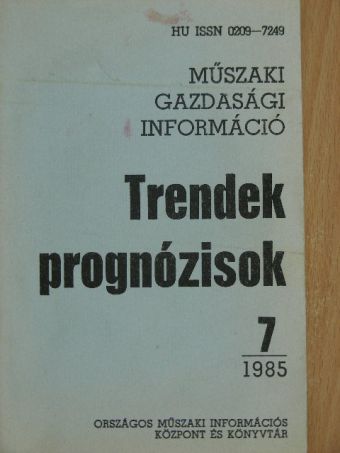 Trendek, prognózisok 1985/7. [antikvár]