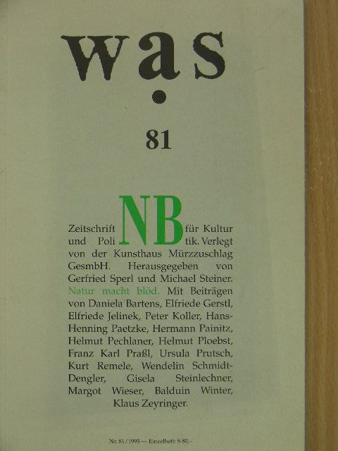 Daniela Bartens - Was Juni 1995. [antikvár]