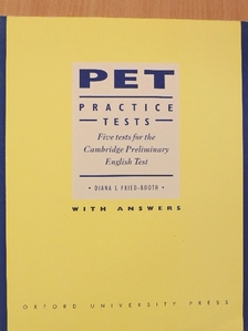 Diana L. Fried-Booth - PET Practice Tests [antikvár]