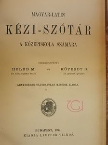 Magyar-latin kézi-szótár [antikvár]