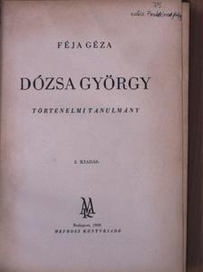Féja Géza - Dózsa György [antikvár]