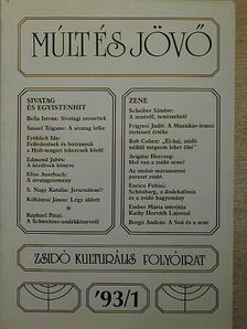 Avigdor Herczog - Múlt és Jövő 1993/1. [antikvár]