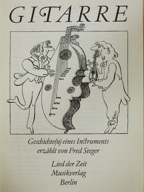 Fred Seeger - Gitarre [antikvár]
