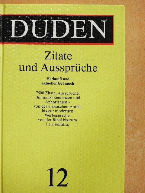 Duden - Zitate und Aussprüche [antikvár]