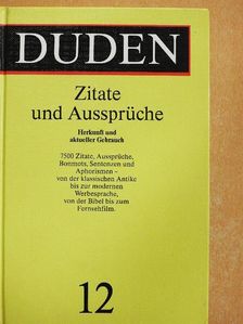 Duden - Zitate und Aussprüche [antikvár]