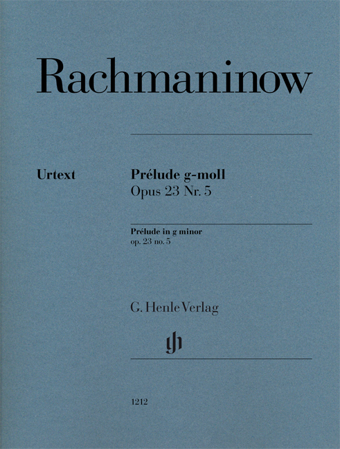 RAHMANYINOV / RACHMANINOW - PRÉLUDE d-MOLL OP.23 NR.5