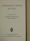 Gróf Klebelsberg Kuno - Vörösmarty Mihály munkái II. [antikvár]