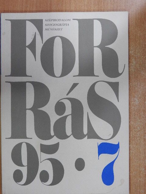 Balázs Attila - Forrás 1995. július [antikvár]