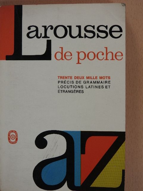 Larousse de poche [antikvár]