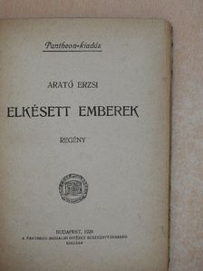 Arató Erzsi - Elkésett emberek [antikvár]