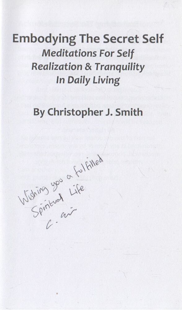Embodying the Secret Self (Dedikált) [antikvár]