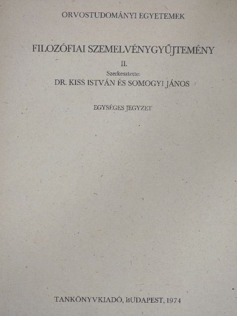 A. N. Leontyev - Filozófiai szemelvénygyűjtemény II. [antikvár]