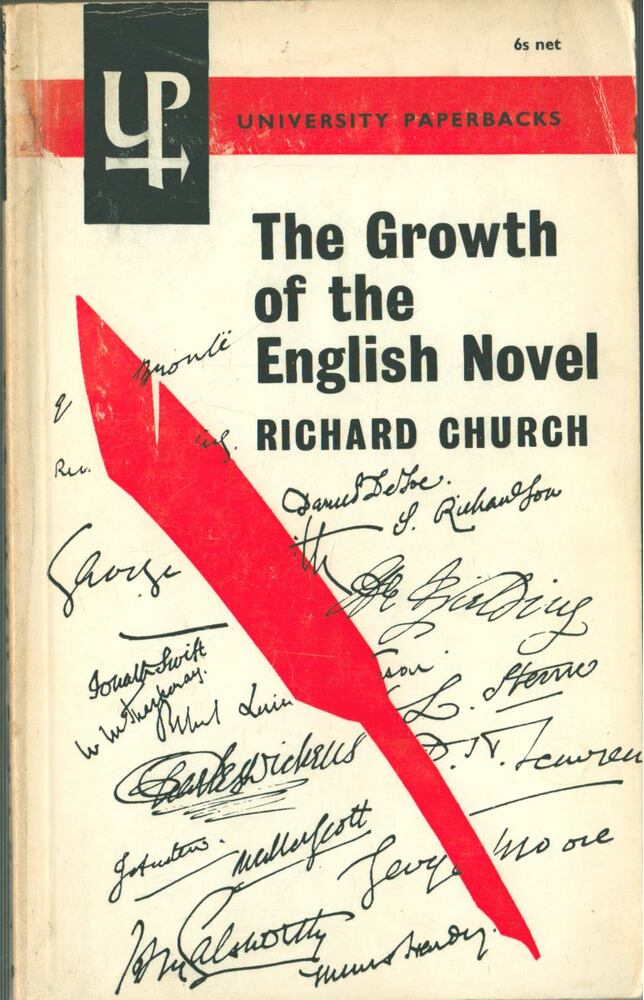 Church, Richard - The Growth of the English Novel [antikvár]