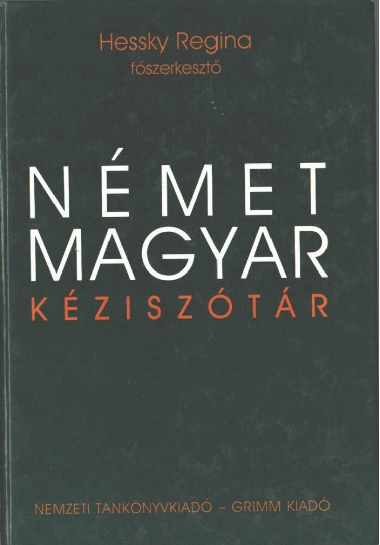 Hessky Regina - Német-magyar kéziszótár [antikvár]