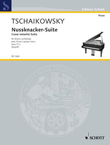 CSAJKOVSZKIJ ( TSCHAIKOWSKY) - NUSSKNACKER-SUITE FÜR KLAVIER VIERHAENDIG OP.71a (EISPOFF)