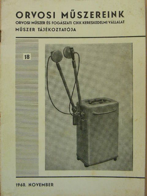 Dr. Gál György - Orvosi Műszereink 1960. november [antikvár]
