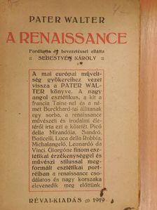 Páter Walter - A renaissance [antikvár]