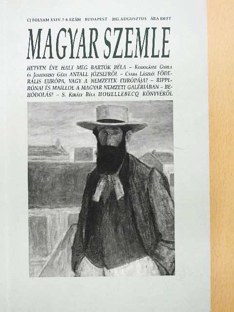 Bank Barbara - Magyar Szemle 2015. augusztus [antikvár]