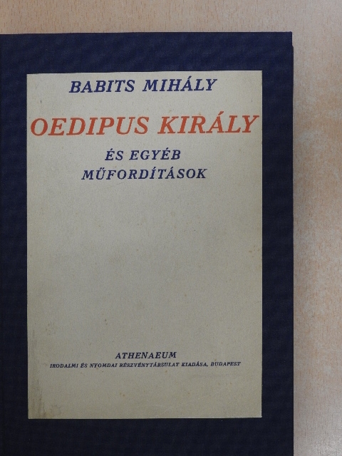 Anakreon - Oedipus király [antikvár]