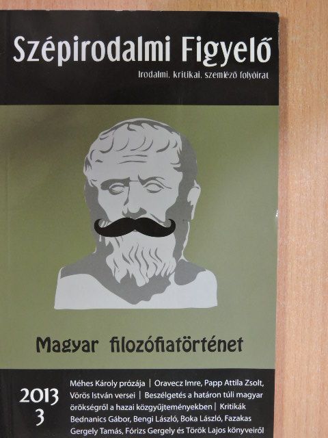 Biró Annamária - Szépirodalmi Figyelő 2013/3. [antikvár]