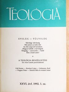 Czike Imre János - Teológia 1992. február [antikvár]