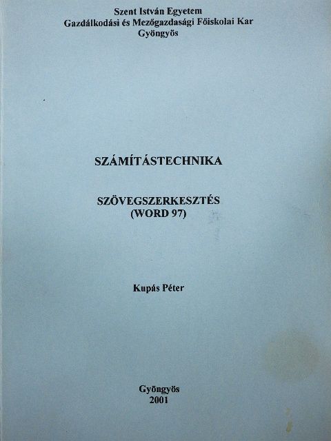 Kupás Péter - Számítástechnika [antikvár]