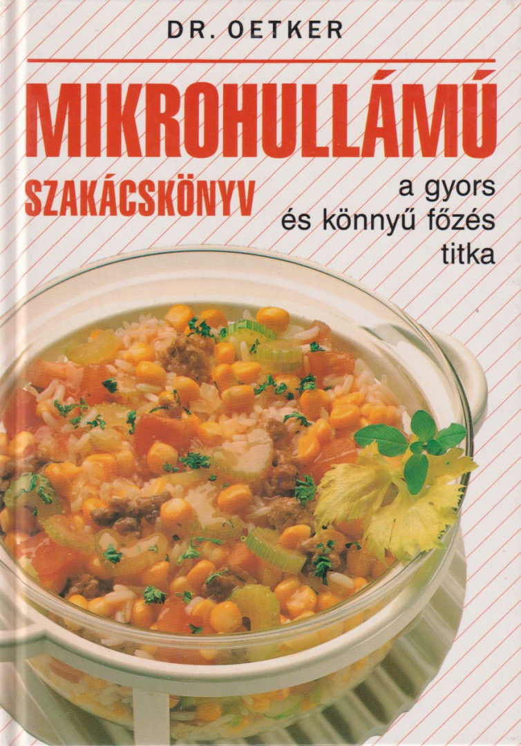Mikrohullámú szakácskönyv [antikvár]