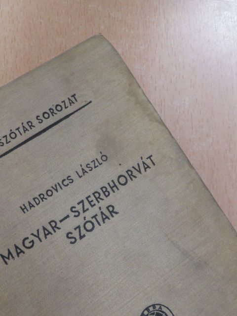 Hadrovics László - Magyar-szerbhorvát szótár [antikvár]