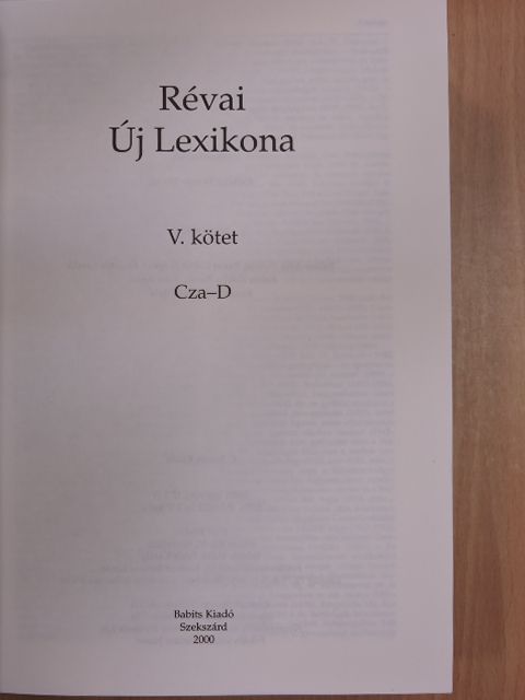 Révai új lexikona 5. (töredék) [antikvár]