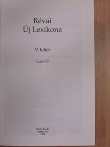 Révai új lexikona 5. (töredék) [antikvár]
