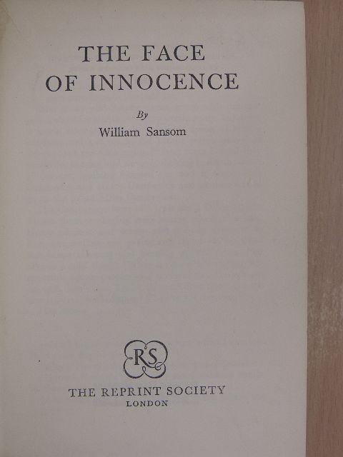 William Sansom - The Face of Innocence [antikvár]
