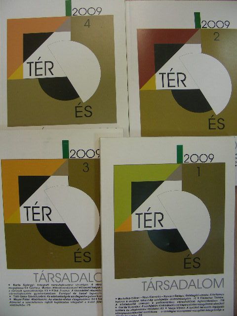 Ács Pongrác - Tér és Társadalom 2009/1-4. [antikvár]