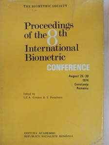 Bartlett M. S. - Proceedings of the 8th International Biometric Conference [antikvár]